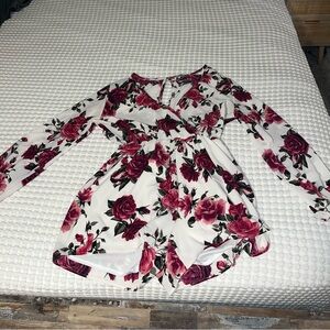 Charlotte Russe rose romper